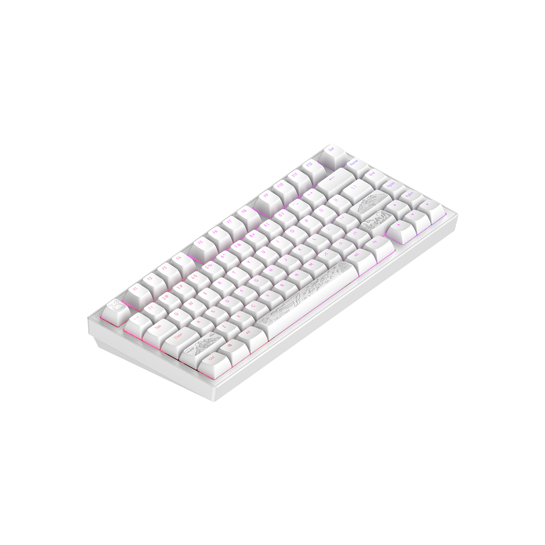 Клавиатура Dark Project ALU81A Terra Nostra White