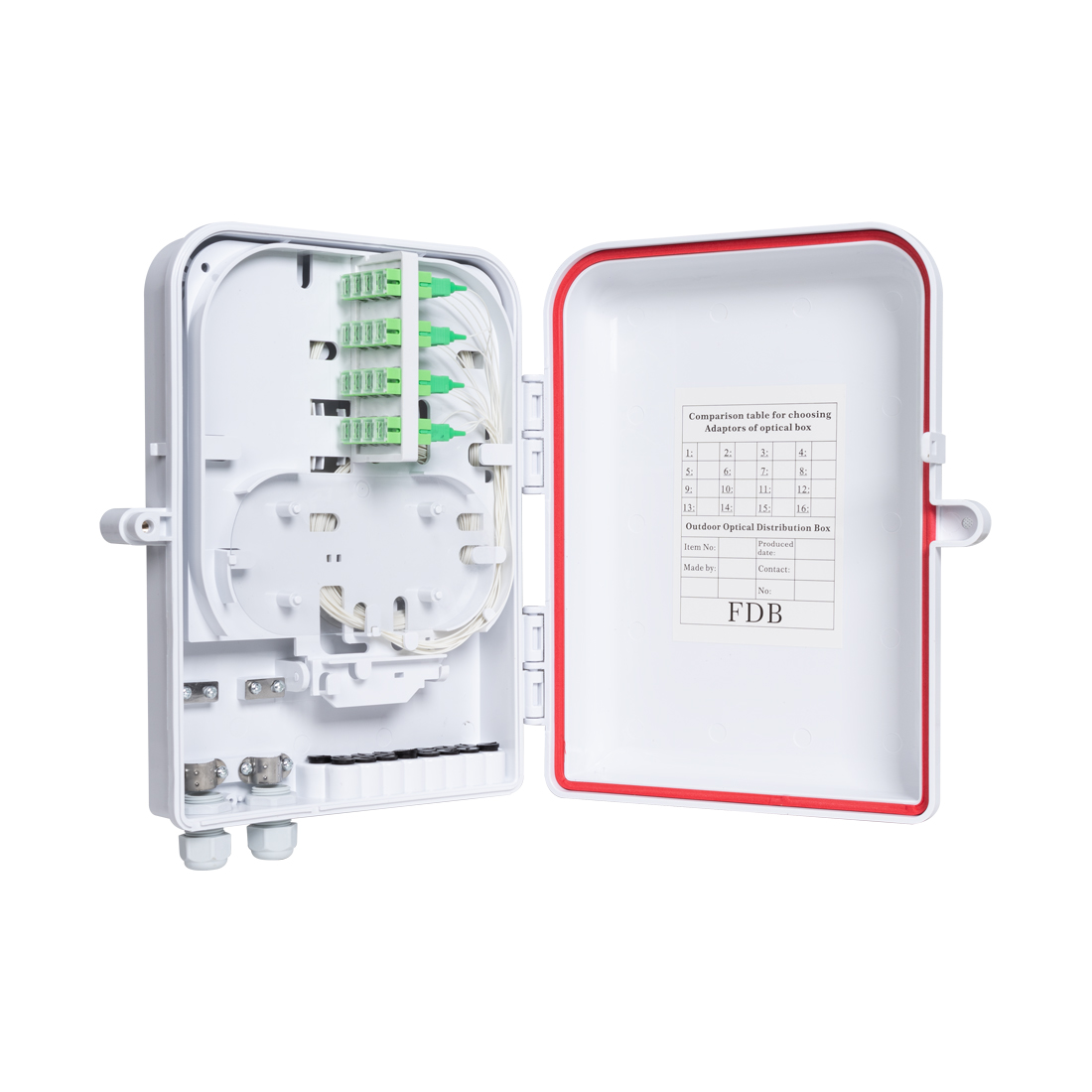 Коробка распределительная оптическая FTTH-FD-208
