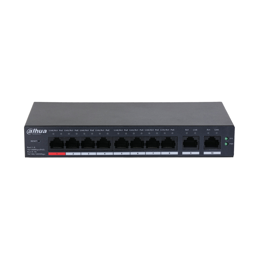 Коммутатор Dahua DH-CS4010-8ET2GT-110