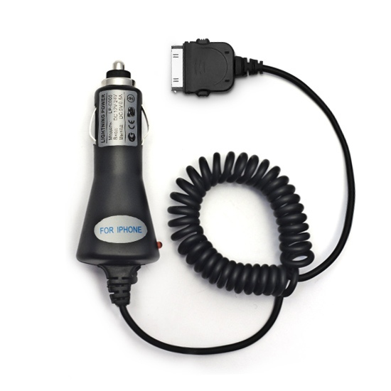 Автомобильное зарядное устройство Lightning Power LP-C005AB для iPhone4
