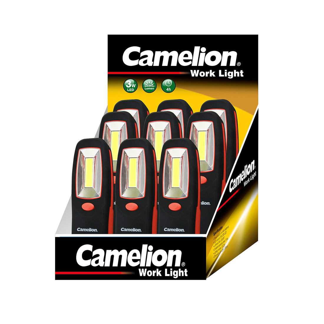 Фонарь рабочий Camelion SL5240N-3R6PD12