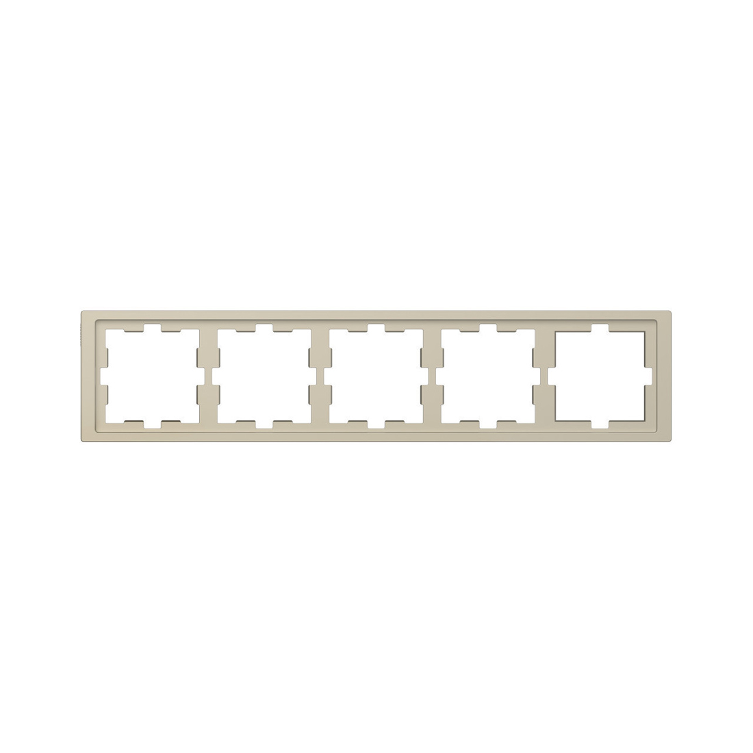 Рамка MERTEN MTN4050-6533 D-Life 5 постовая сахара