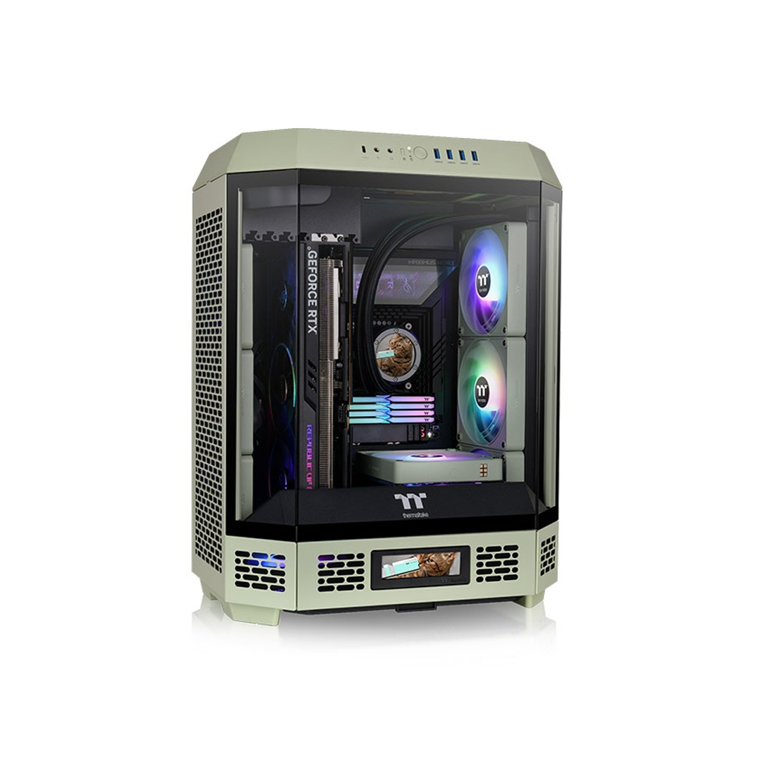 Компьютерный корпус Thermaltake The Tower 600 Bumblebee без Б/П
