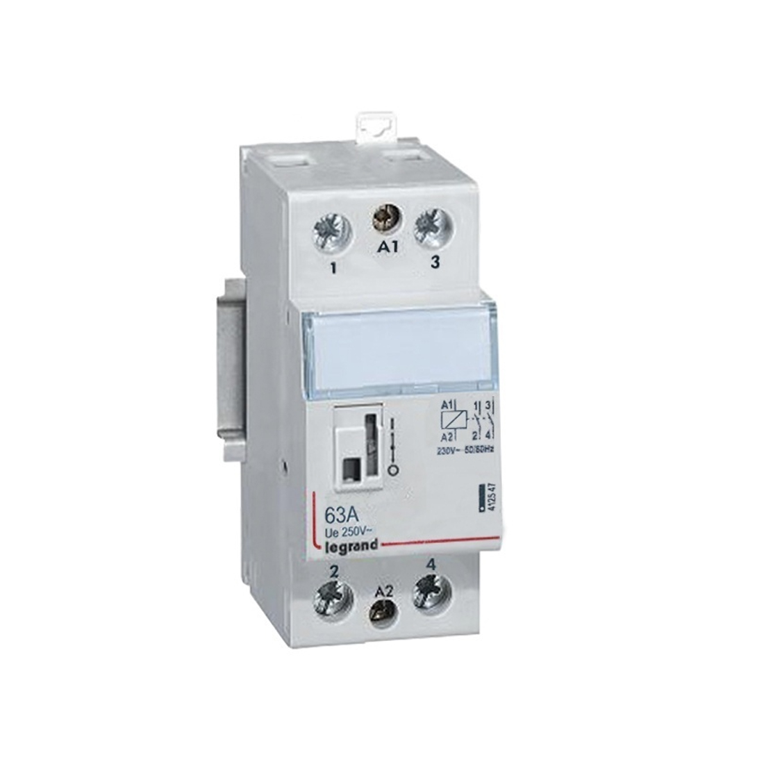 Модульный контактор Legrand 412547 2НО 63А CX³ 250/230В AC с руч.управления