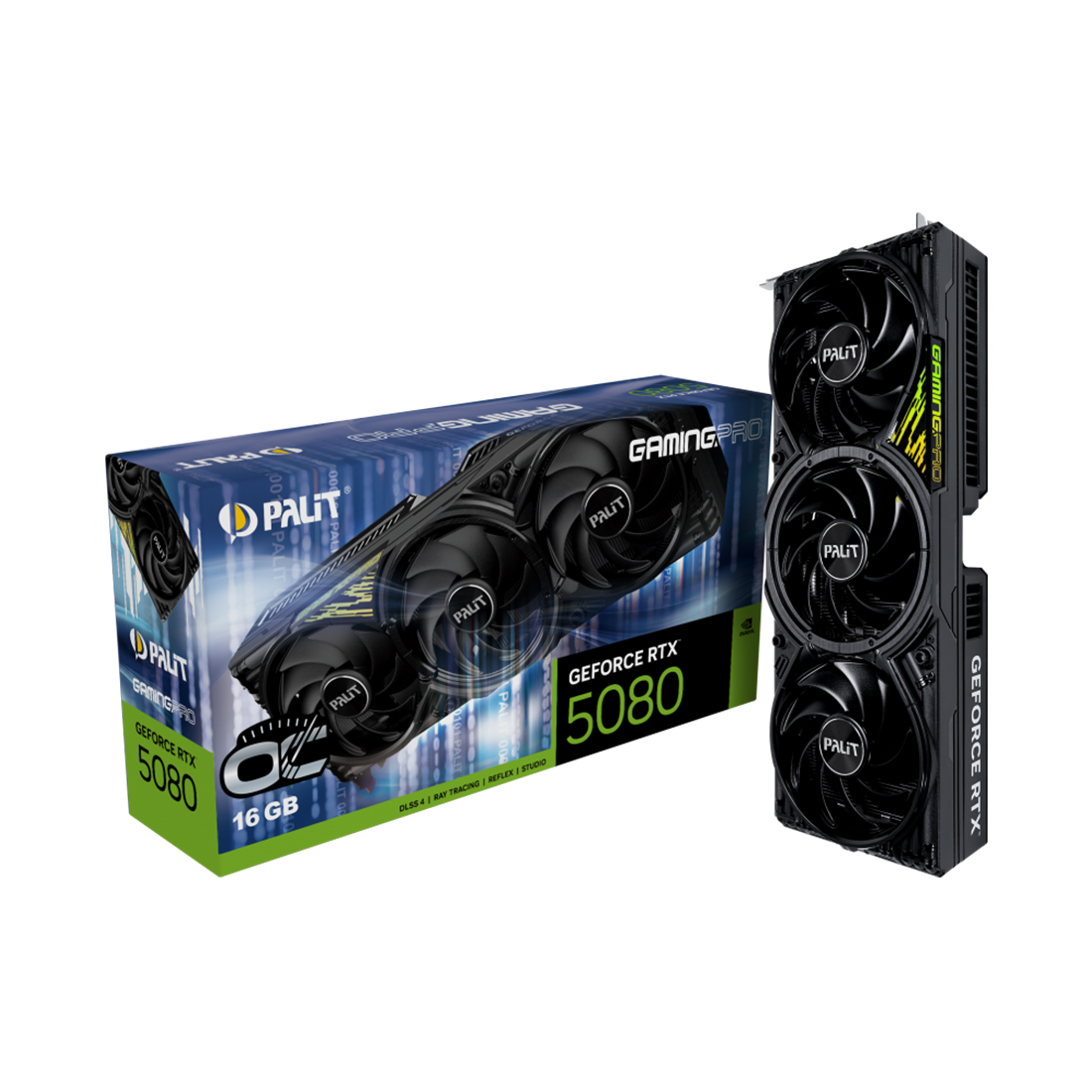 Видеокарта PALIT RTX5080 GAMINGPRO OC V1 16GB (NE75080S19T2-GB2031Y)