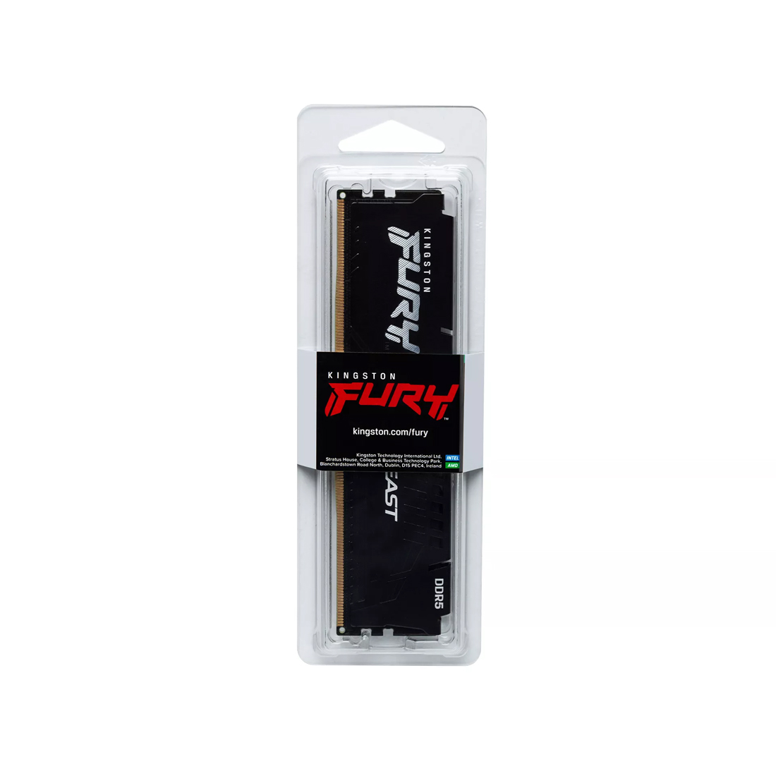 Модуль памяти Kingston FURY Beast Black KF560C30BBE-8 DDR5 8GB 6000MHz
