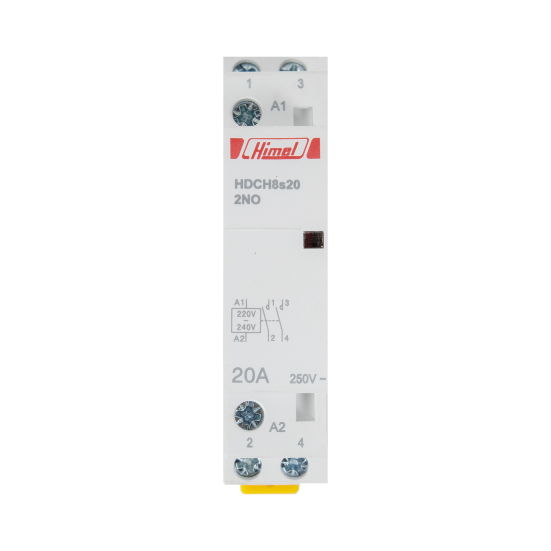 Модульный контактор Himel HDCH8S 2НО 20А 230В