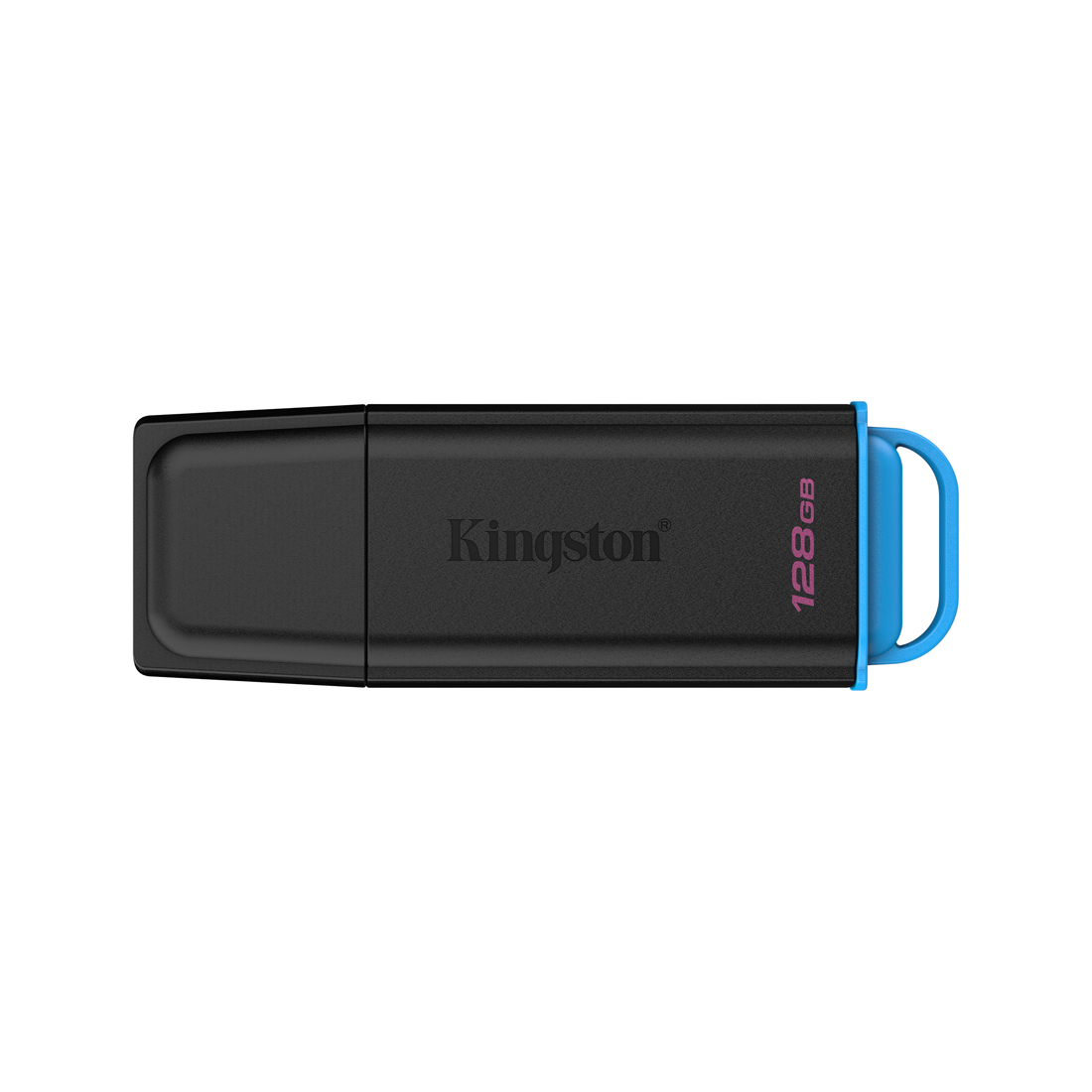 USB-накопитель Kingston DTXG2/128GB 128GB Чёрный/Голубой