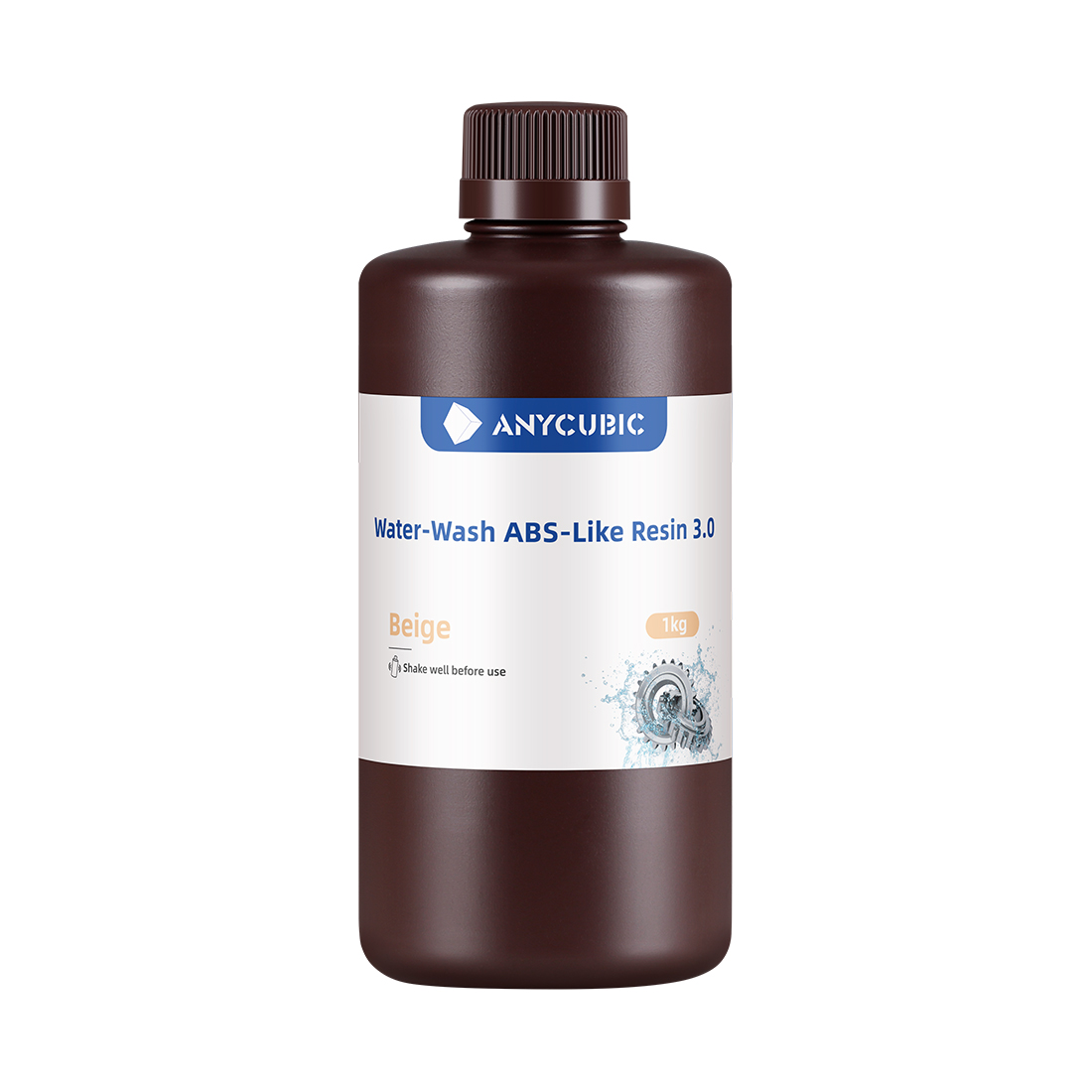 Фотополимерная смола для 3D-печати Anycubic Water-Wash ABS-Like Resin 3.0 SSXAB3BG-10 (бежевый)