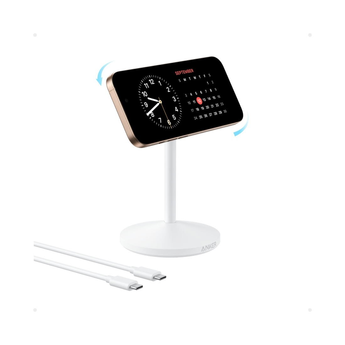 Беспроводное зарядное устройство Anker MagGo (Single Stand) (A25X1H21) Белый