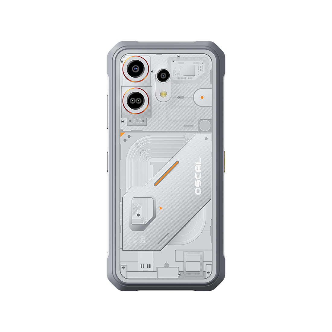 Смартфон OSCAL Marine 3 Rugged Phone 8GB RAM 128GB ROM Grey