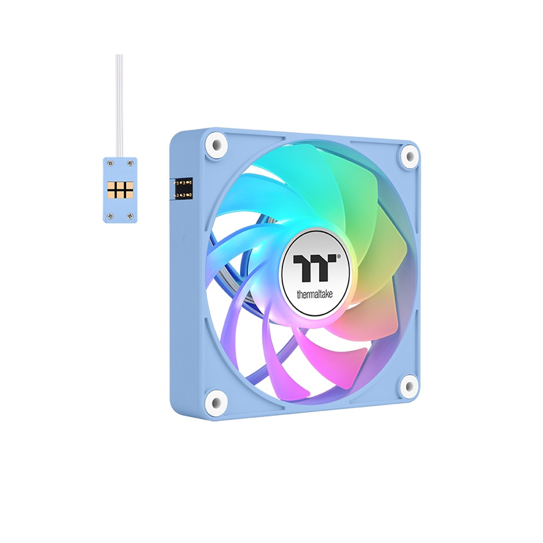 Кулер для компьютерного корпуса Thermaltake CT120 ARGB Sync PC Cooling Fan Hydrangea Blue (3 pack)
