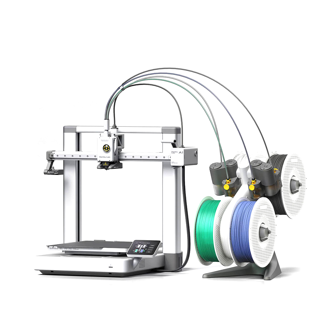 Филаментный 3D принтер Bambu Lab A1-Combo-EU (PF002-A+SA005-EU2)