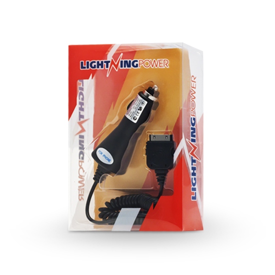 Автомобильное зарядное устройство Lightning Power LP-C005AB для iPhone4