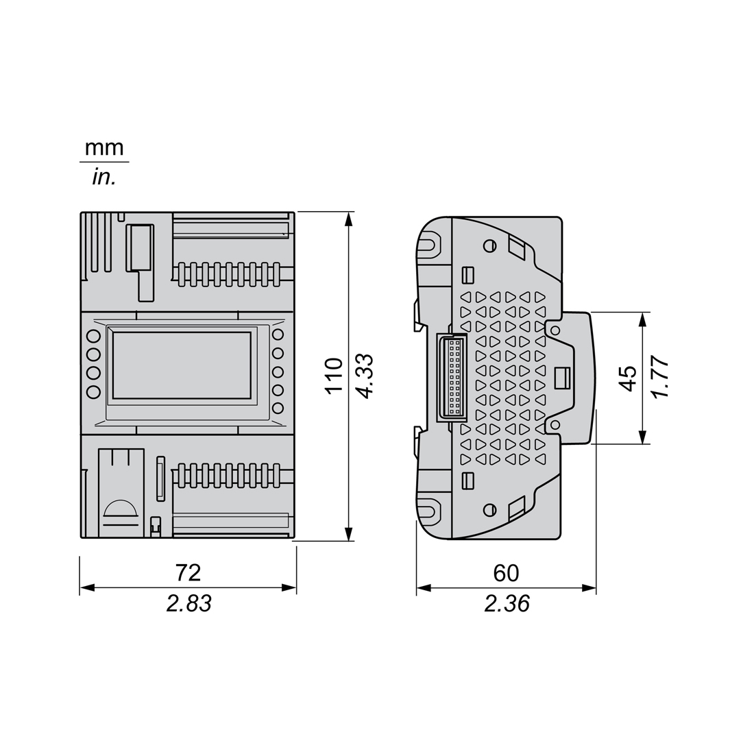 ПЛК М172 SE TM172PDG18R M172 дисплей 18 I/O ETH 2 MODBUS