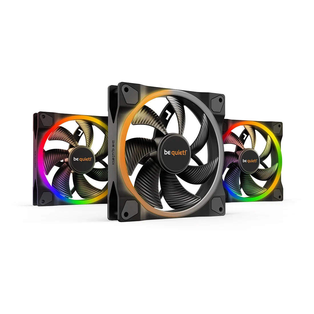 Вентилятор для компьютерного корпуса Bequiet! Light Wings 140mm PWM Reverse Black