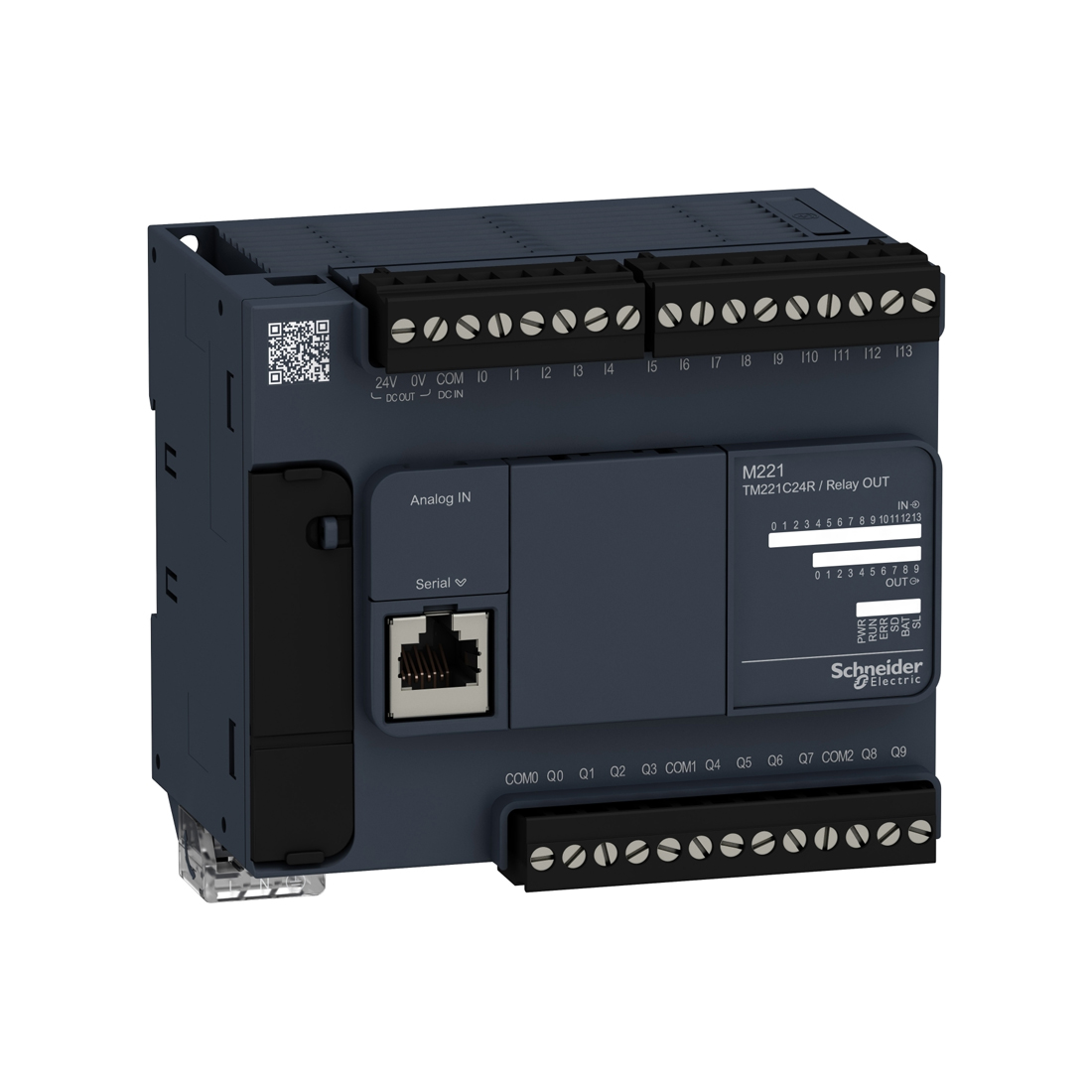 ПЛК M221-24IO SE TM221C24R M221-24IO реле часы