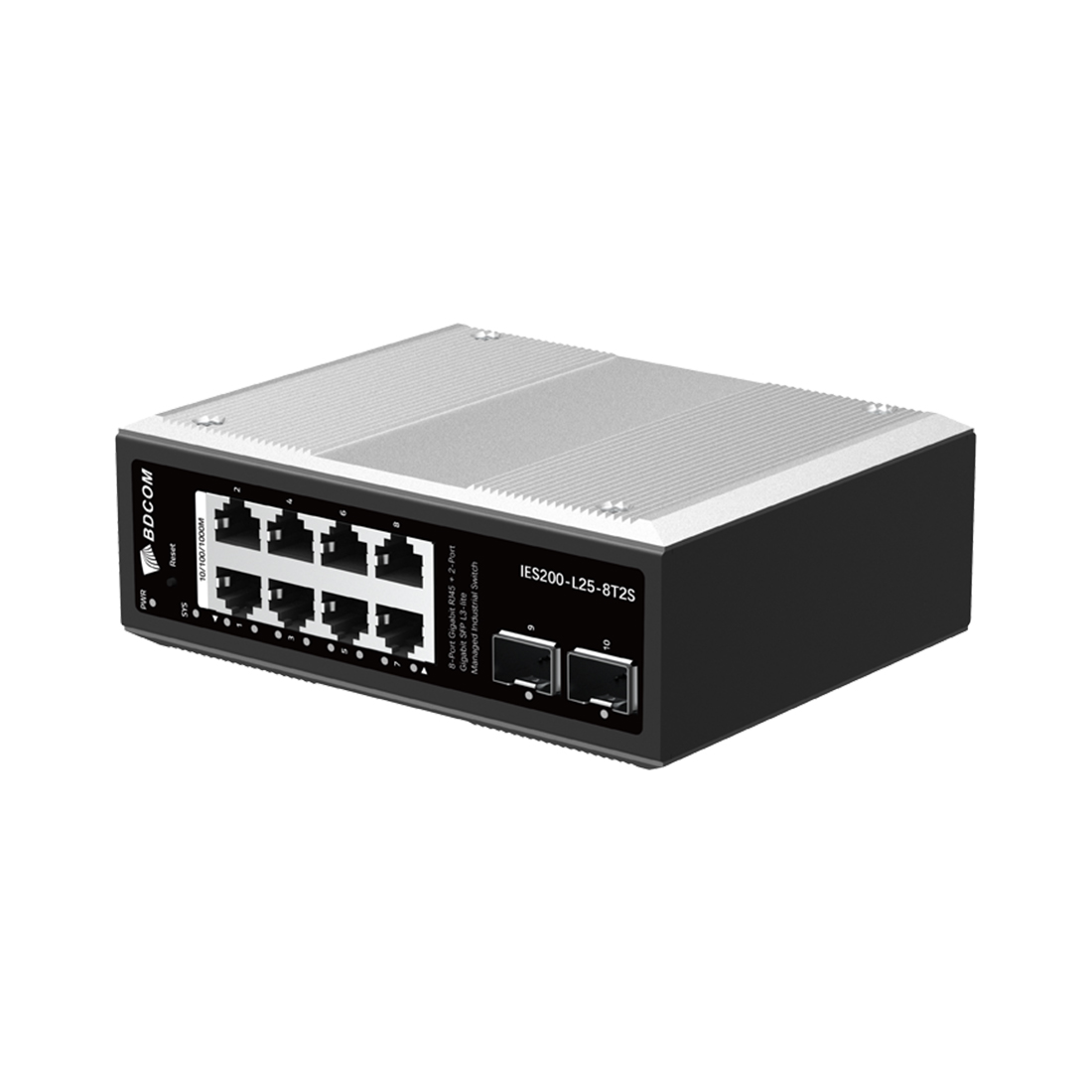 Коммутатор BDCOM IES200-L25-8T2S