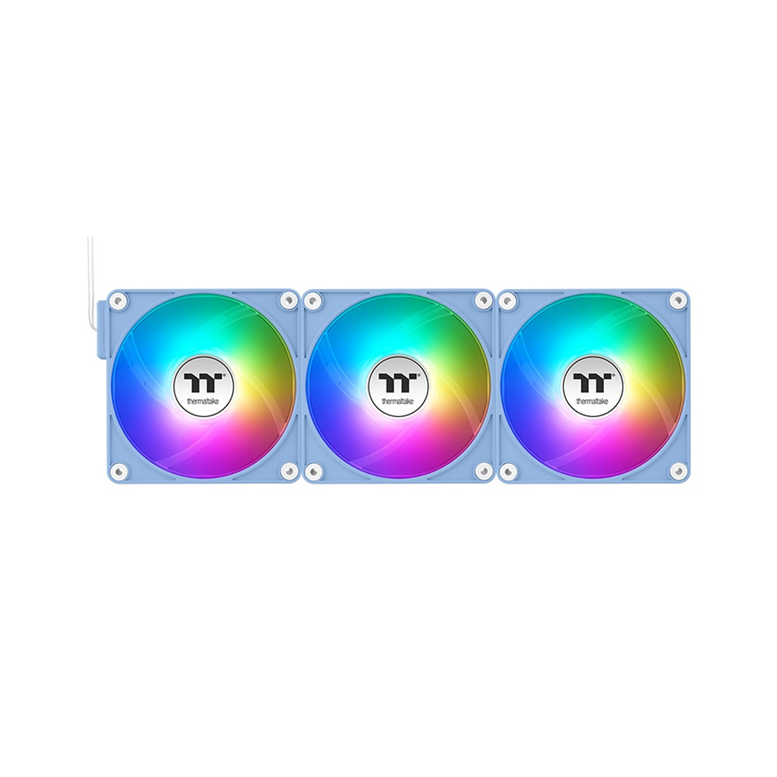 Кулер для компьютерного корпуса Thermaltake CT120 ARGB Sync PC Cooling Fan Hydrangea Blue (3 pack)