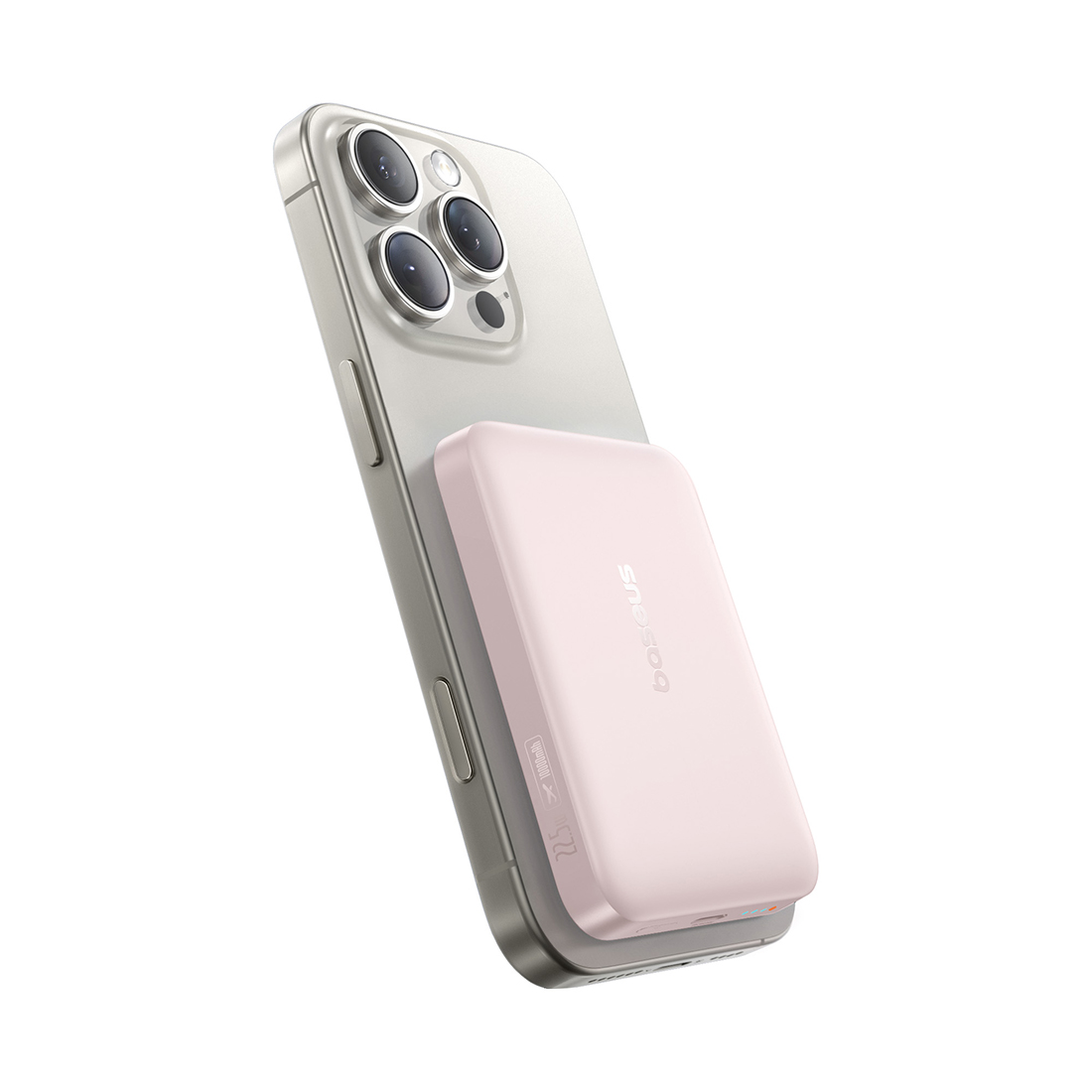 Портативный внешний аккумулятор Baseus EnerFill FM11 Ultra-Mini 10000mAh 22.5W Pink (E0026601)