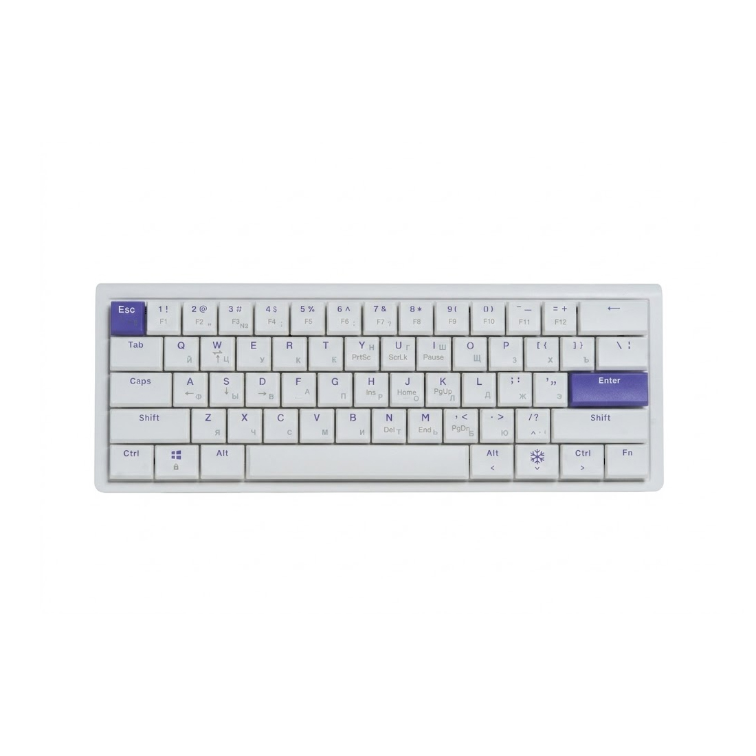 Клавиатура Ajazz NKL61 Low profile Switch White