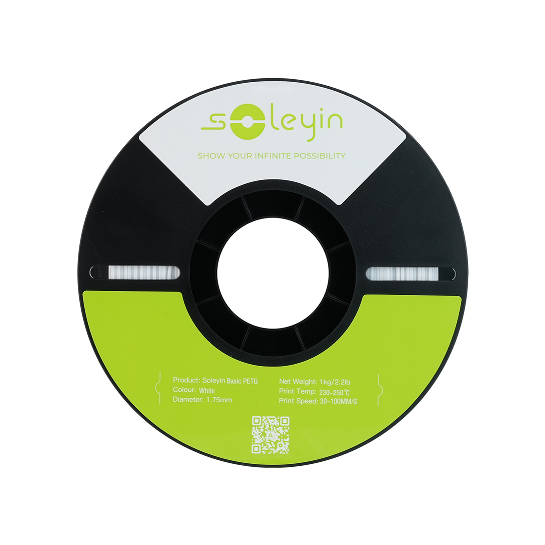 Филамент для 3D-печати Creality Soleyin Basic PETG 3301030164 (белый)