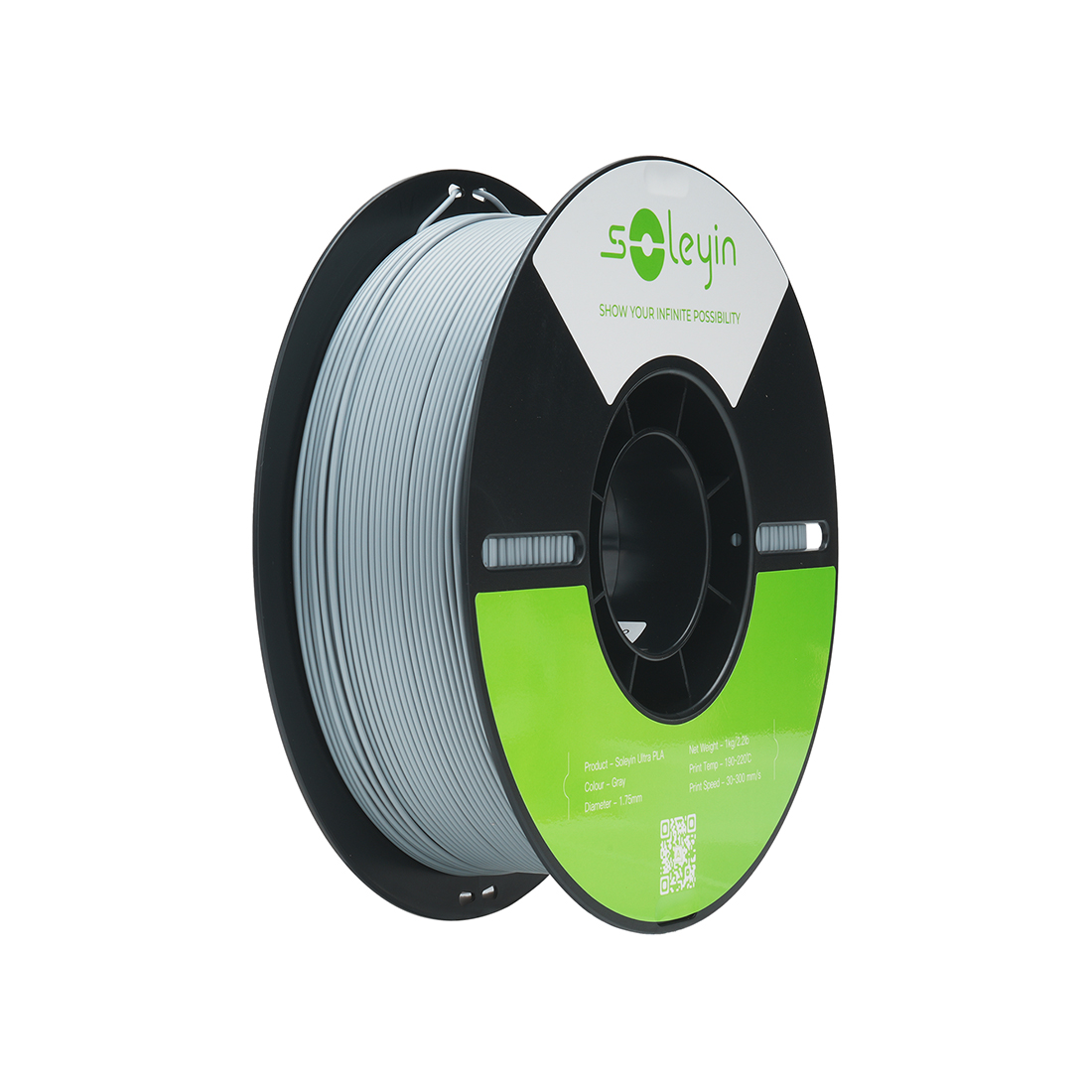 Филамент для 3D-печати Creality Soleyin Ultra PLA 3301010606 (серый)